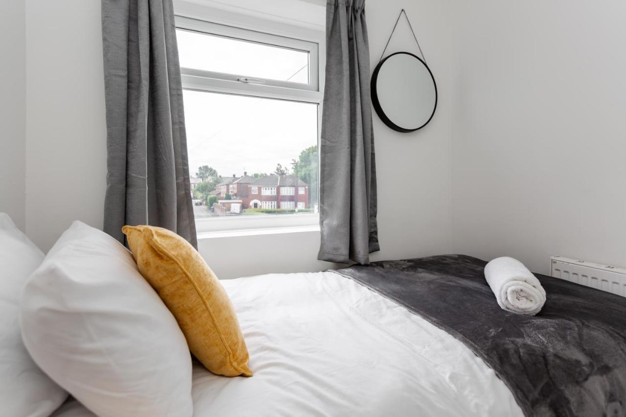1 Mile To Etihad Stadium & Coop Arena, Free Parking, 7 Ppl Villa Manchester Luaran gambar