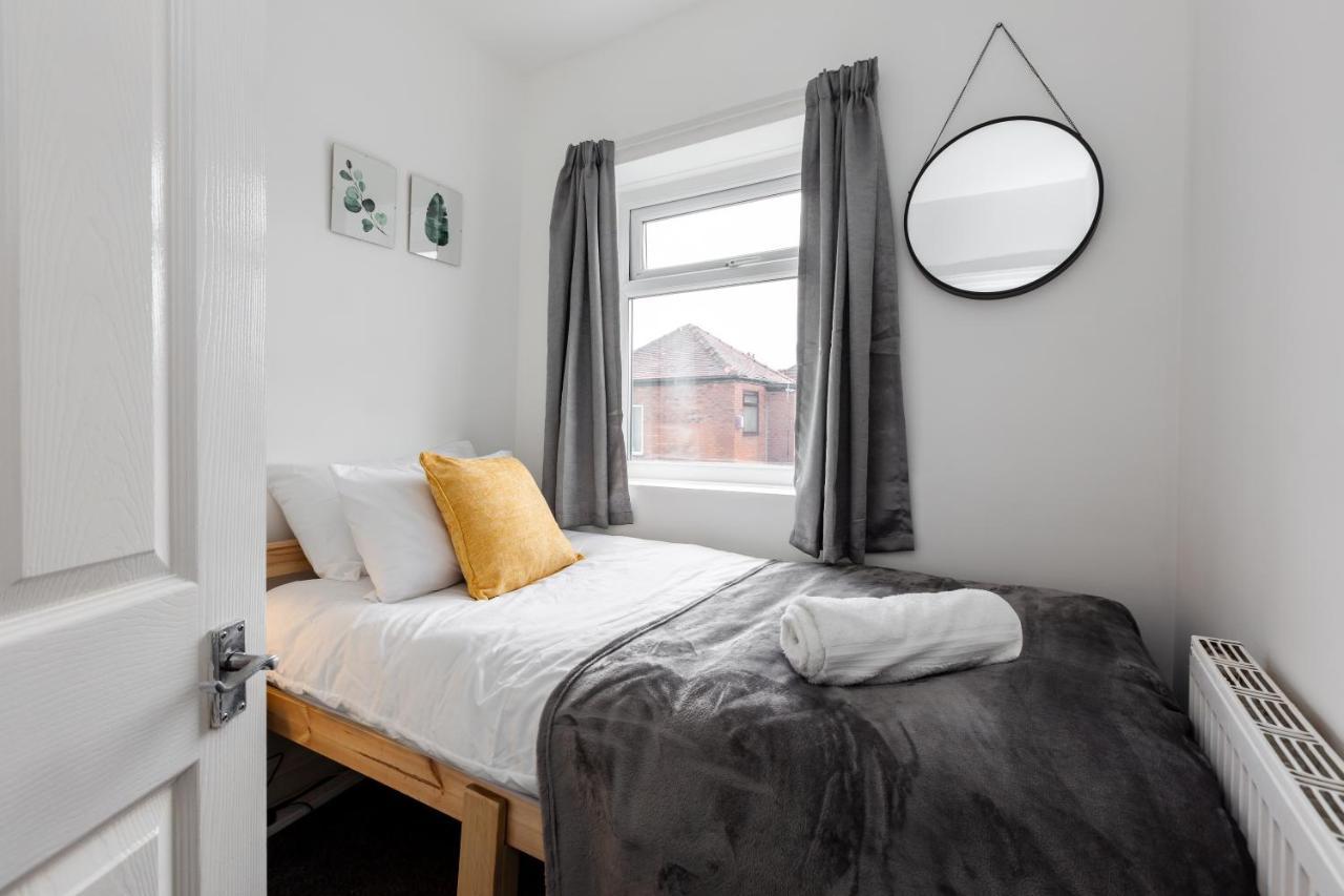 1 Mile To Etihad Stadium & Coop Arena, Free Parking, 7 Ppl Villa Manchester Luaran gambar