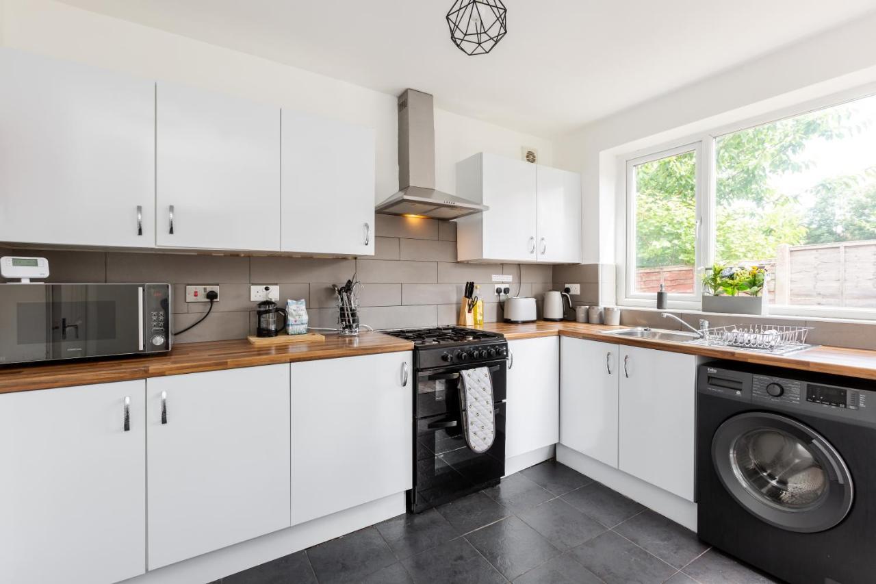 1 Mile To Etihad Stadium & Coop Arena, Free Parking, 7 Ppl Villa Manchester Luaran gambar